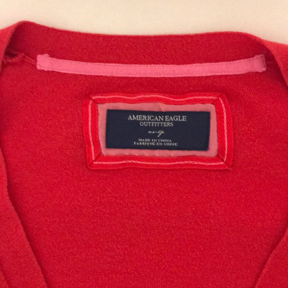 AE Red Cardigan - Picture 2 of 3